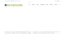 Desktop Screenshot of jena-praxisklinik.de